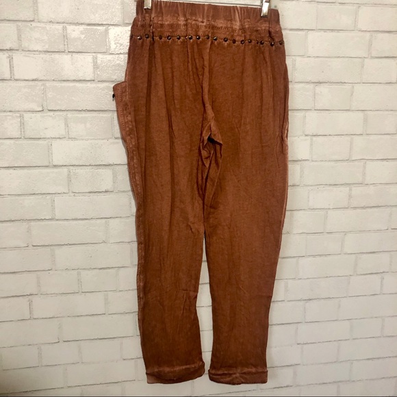 POL Rust Overdyed Stufded Joggers Assorted Sizes - Picture 6 of 6